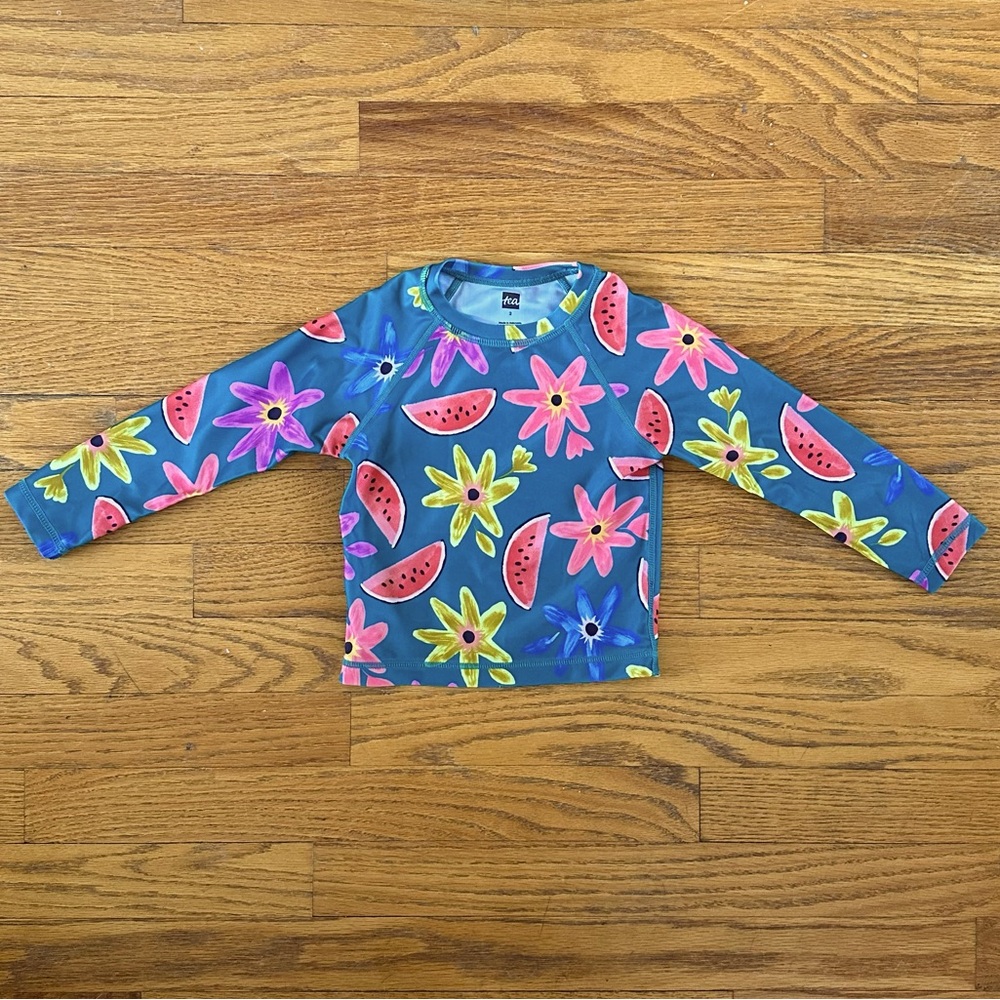 Tea Collection UPF 50 Long Sleeve Rash Guard 2T